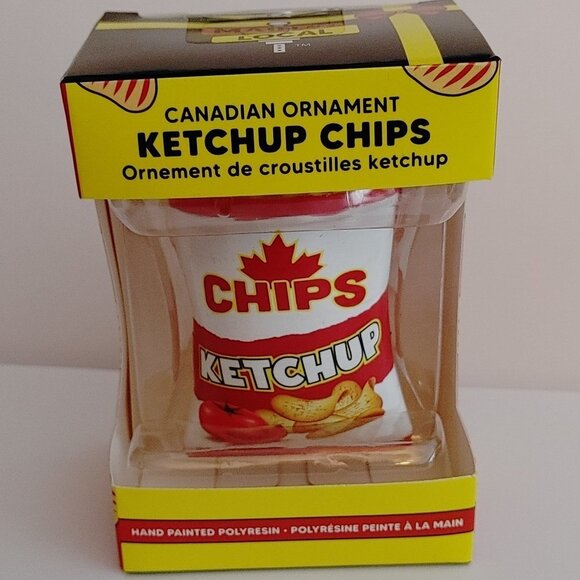 Main and Local Ketchup Chips Ornament Canadian Classic NIB - Picture 1 of 5